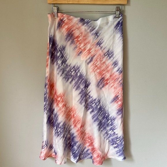 NWT Re:Named Revolve Slip skirt Tie Dye Size M Y2K - Picture 2 of 10